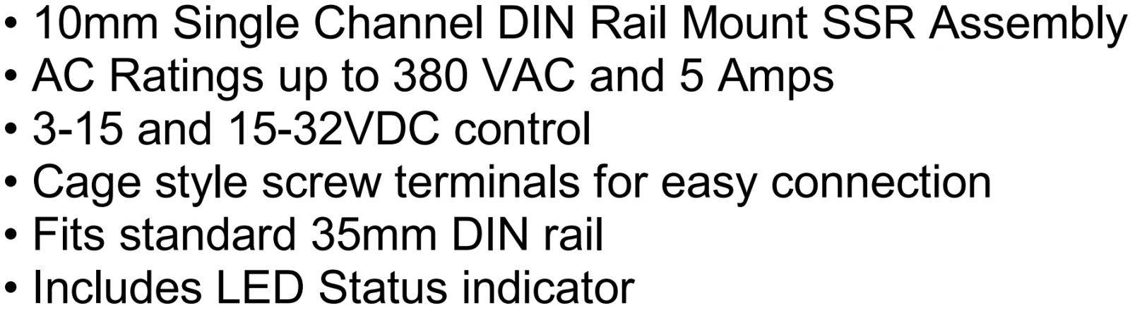 ממסרים מצב מוצק לפס דין CRYDOM SSR DRA1 MCX